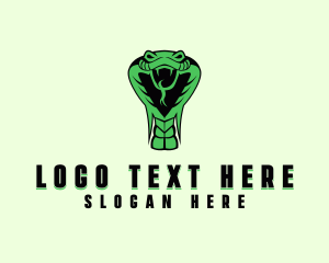 Tough Cobra Snake logo design