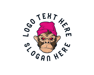 Studio - Urban Beanie Monkey logo design