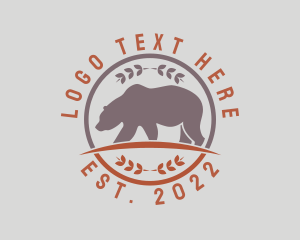 Polar - Grizzly Bear Nature logo design