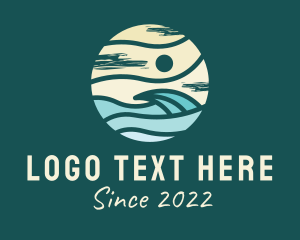 Scene - Beach Wave Resort logo design