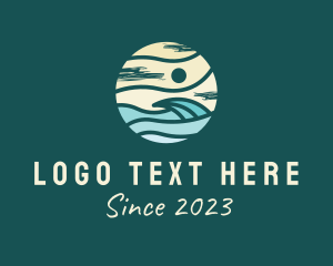 Circle - Beach Wave Resort logo design