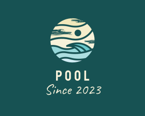 Beach Wave Resort  logo design