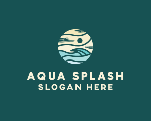 Beach Wave Resort  logo design