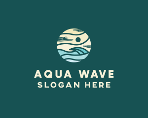 Beach Wave Resort  logo design