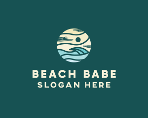 Beach Wave Resort  logo design