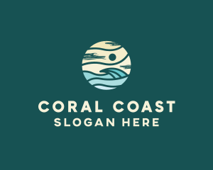 Beach Wave Resort  logo design