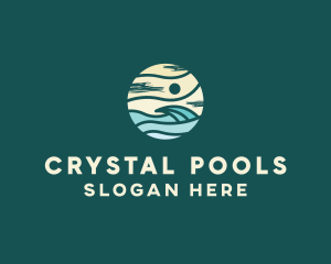 Pool - Beach Wave Resort logo design