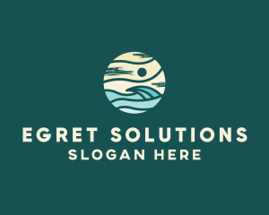 Beach Wave Resort  logo design