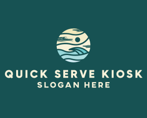 Beach Wave Resort  logo design