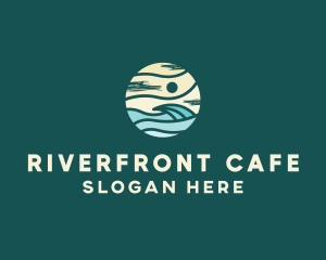 Beach Wave Resort  logo design