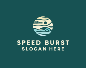 Beach Wave Resort  logo design