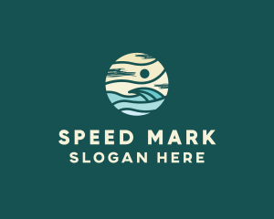 Beach Wave Resort  logo design