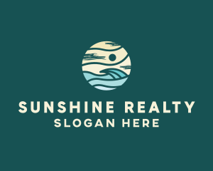 Beach Wave Resort  logo design