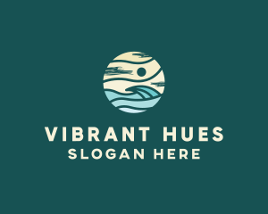 Beach Wave Resort  logo design