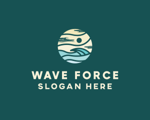 Beach Wave Resort  logo design