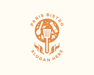 Pan Fry Cook Restaurant logo design