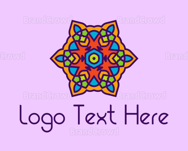 Multicolor Centerpiece Tile Logo