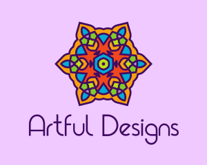 Multicolor Centerpiece Tile  logo design