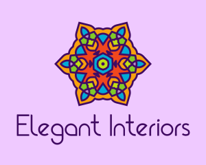 Multicolor Centerpiece Tile  logo design