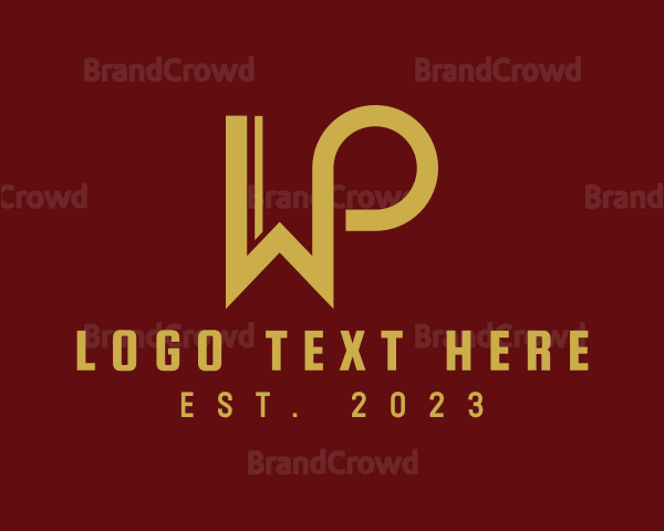 Modern Elegant Bookmark Logo