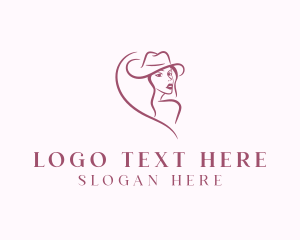 Ranch - Cowgirl Ranch Woman logo design