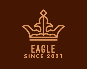 Brown - Brown Monarchy Crown logo design