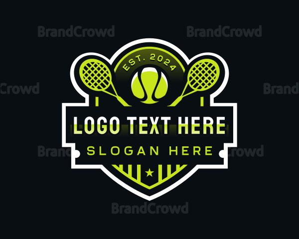 Sports Tennis Ball Logo