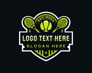 Paddle Ball - Sports Tennis Ball logo design