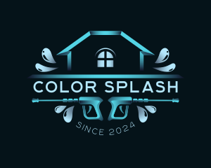 Pressure Washer Sanitation logo design