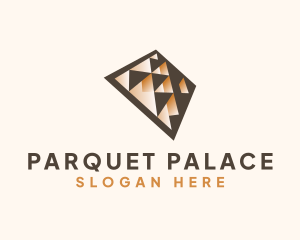 Parquet - Ceramic Tile Flooring logo design