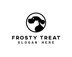 Cat Dog Veterinary logo design