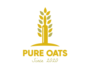 Oatmeal - Wheat Pastry Restaurant logo design