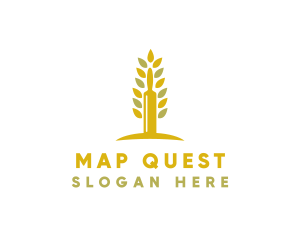 Wheat Pastry Restaurant logo design