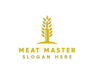 Wheat Pastry Restaurant logo design