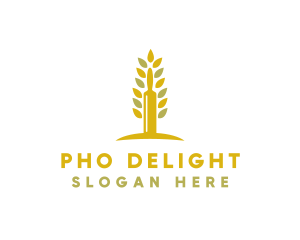 Wheat Pastry Restaurant logo design