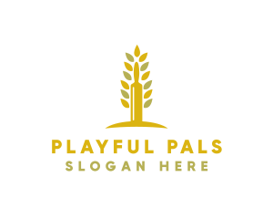 Wheat Pastry Restaurant logo design