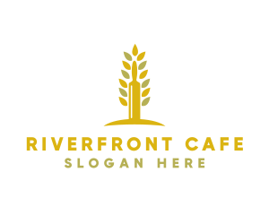 Wheat Pastry Restaurant logo design