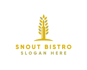 Wheat Pastry Restaurant logo design