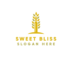 Wheat Pastry Restaurant logo design