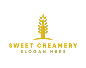 Wheat Pastry Restaurant logo design