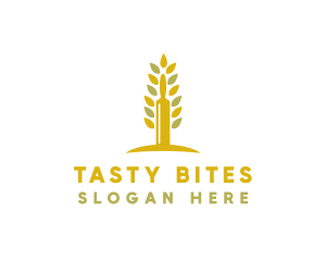 Wheat Pastry Restaurant logo design