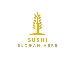 Wheat Pastry Restaurant logo design