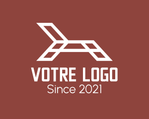Upholsterer - Geometric Chair Business logo design