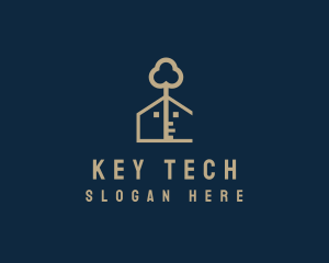 House Realty Key logo design