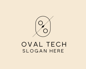 Oval - Minimalist Business Emblem logo design