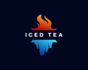 Fire Ice Conditioning Business logo design