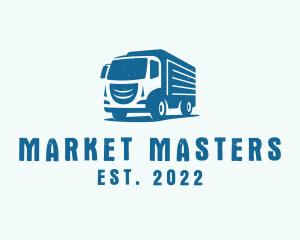 Market Delivery Truck logo design