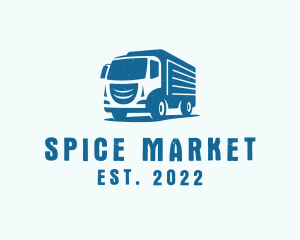 Market Delivery Truck logo design