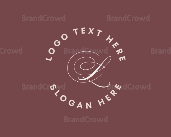 Elegant Cursive Theater Logo