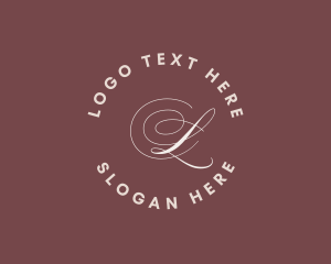 Cursive - Elegant Cursive Theater logo design